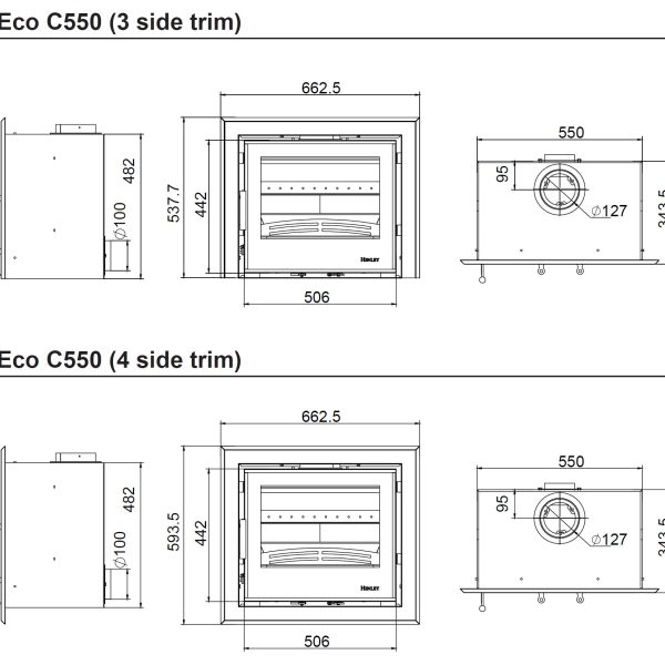 Eco C550 6.9kW Multi Fuel (Eco) - Image 2