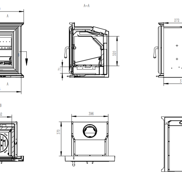 Elmwood Insert 7kW Multi Fuel (Eco) - Image 3