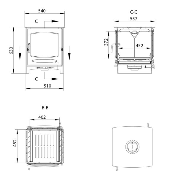 Sherwood 10kW Double Side Multi Fuel (Eco) - Image 5