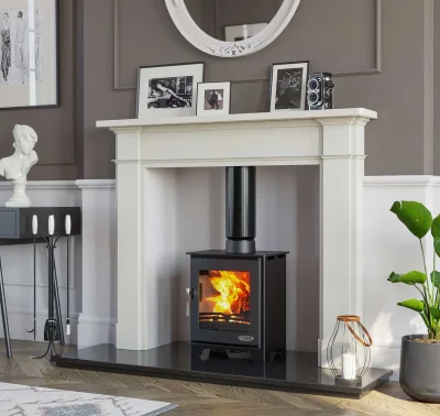 The Abbey 54" Alpine White Surround