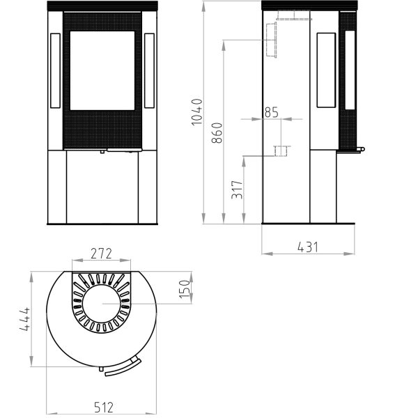 Elite G4 7.7kW Wood Burning (Eco) - Image 4