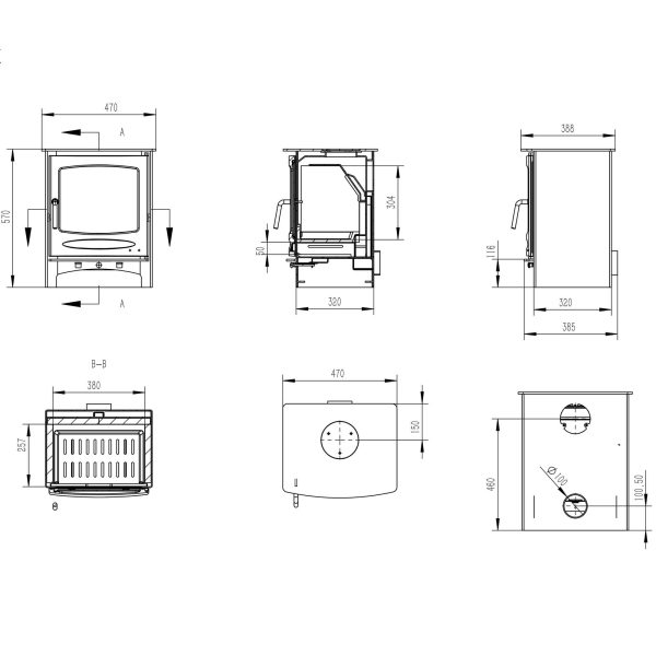 Sherwood 7kW Multi Fuel (Eco) - Image 4