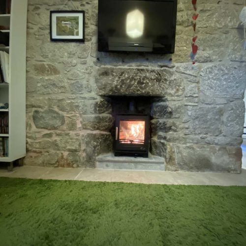 OLD Cotage Stove Installation