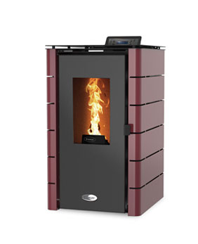 solis k50 pellet stove claret SOLIS K50 PELLET 6 kw SOLIS K50 PELLET 6 kw - Image 3