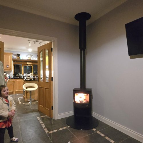 Stove installation in a Meath home